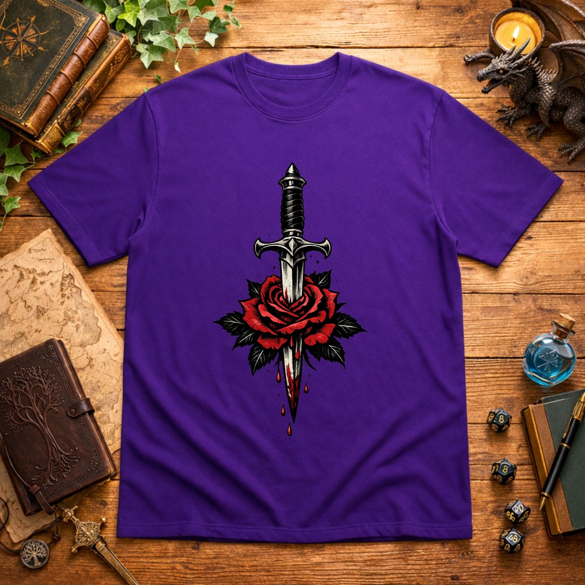 Sword Through Rose T-Shirt