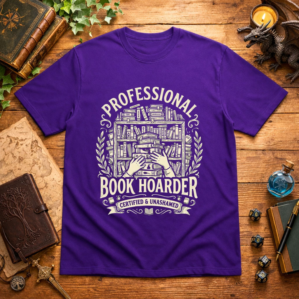 Professional Book Hoarder T-Shirt