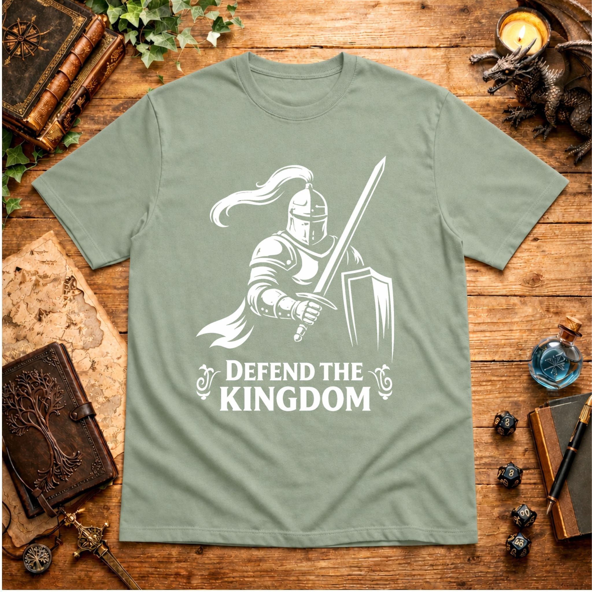 Defend the Kingdom White T-Shirt