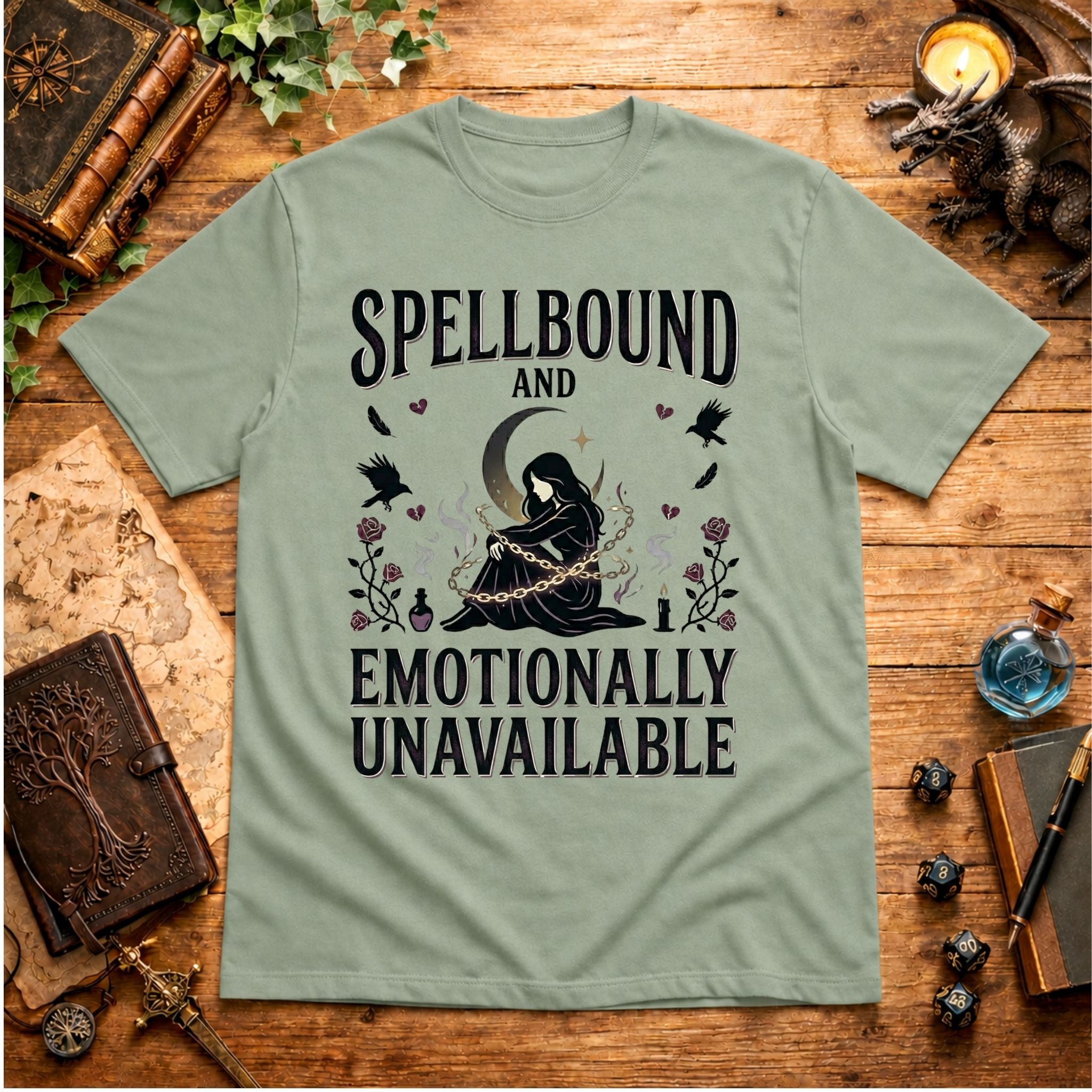 Spellbound and Emotionally Unavailable T-Shirt