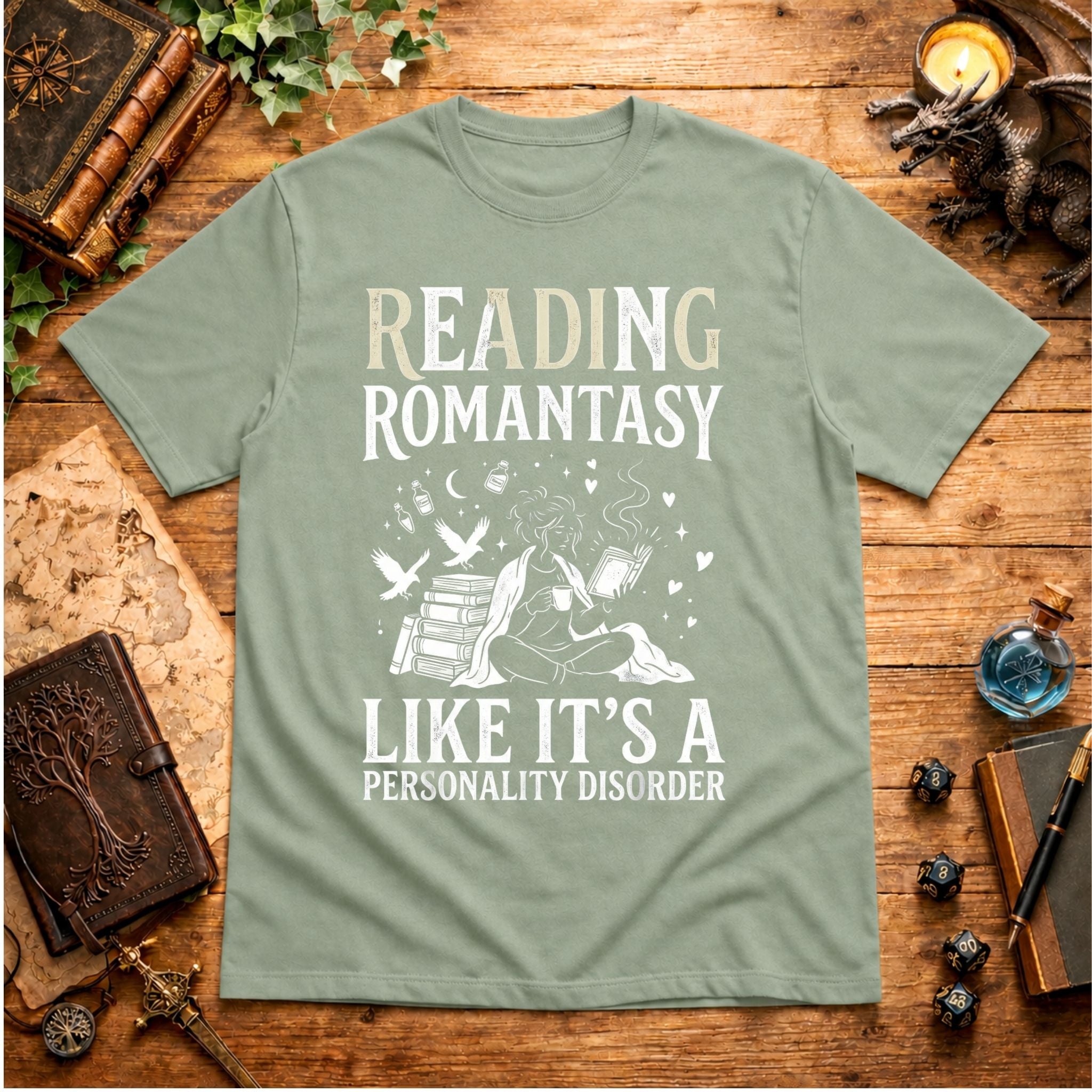 Reading Romantasy T-Shirt