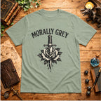 Morally Grey Rose & Dagger T-Shirt