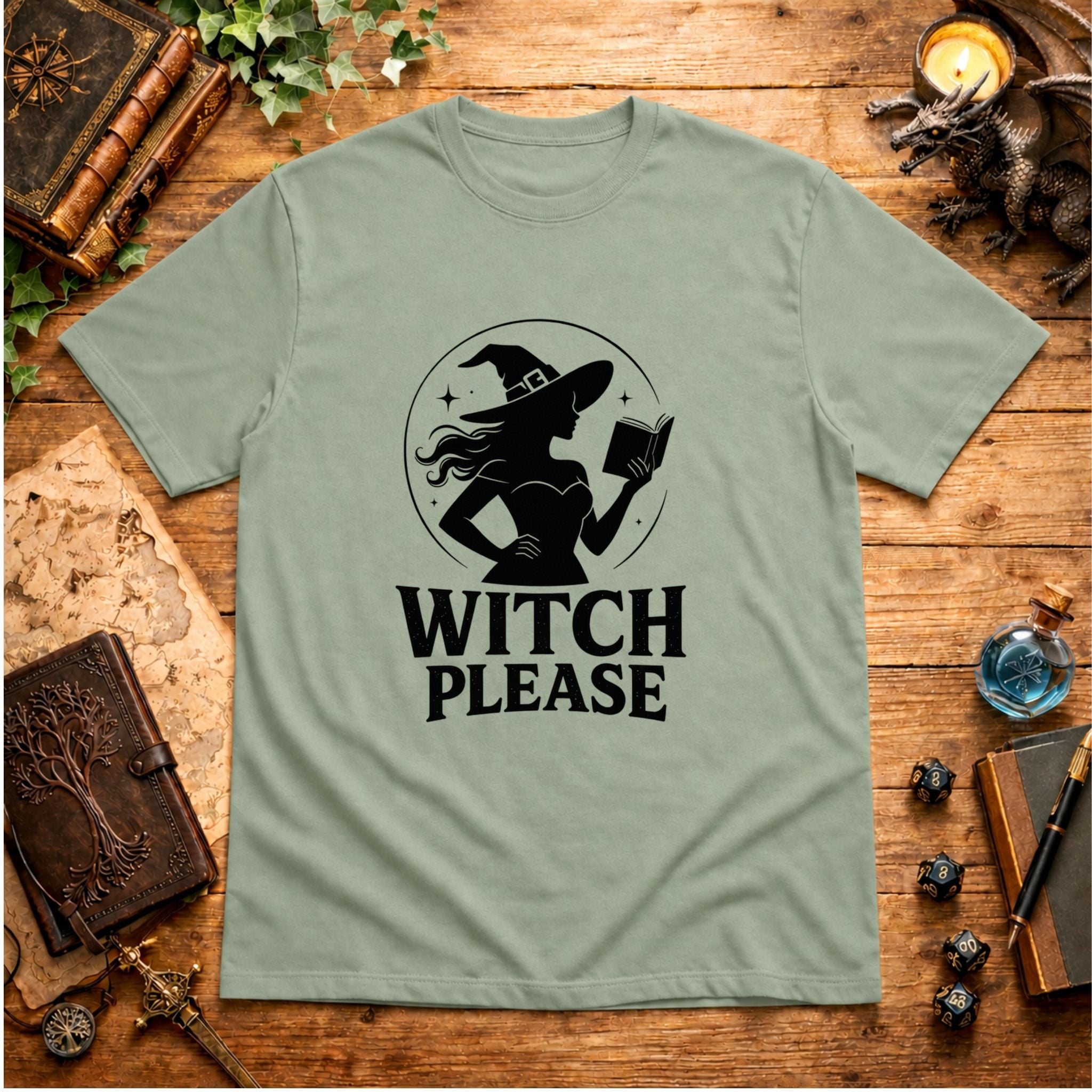 Witch Please Black T-Shirt