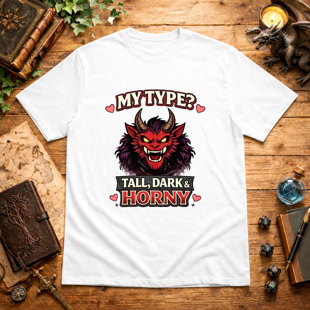 Tall, Dark & Horny T-Shirt