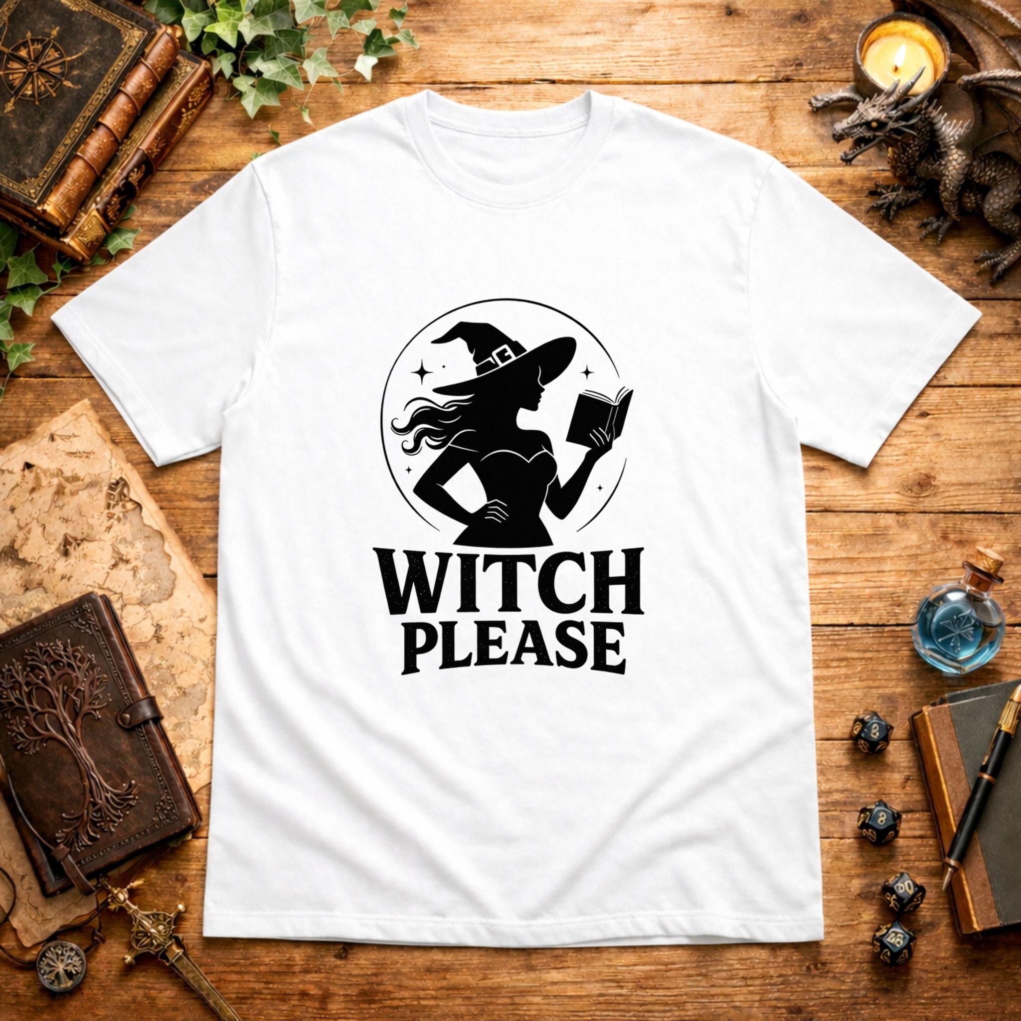 Witch Please Black T-Shirt