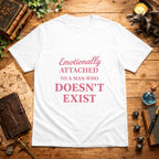 Man Who Doesn't Exist Pink T-Shirt