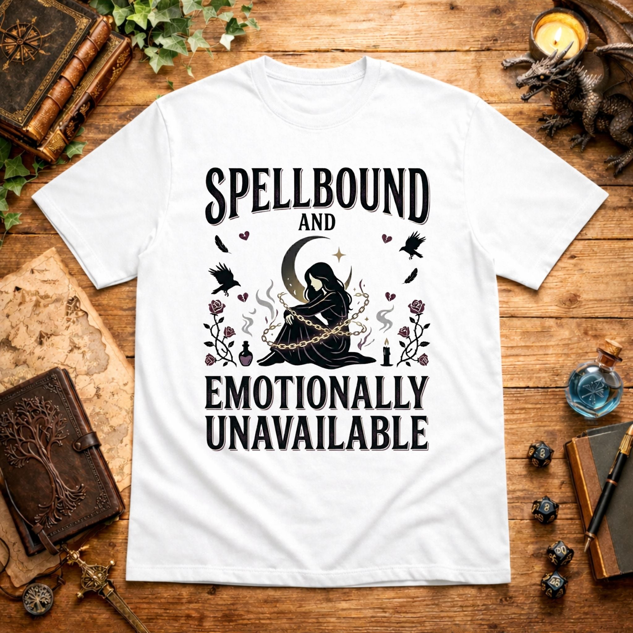 Spellbound and Emotionally Unavailable T-Shirt