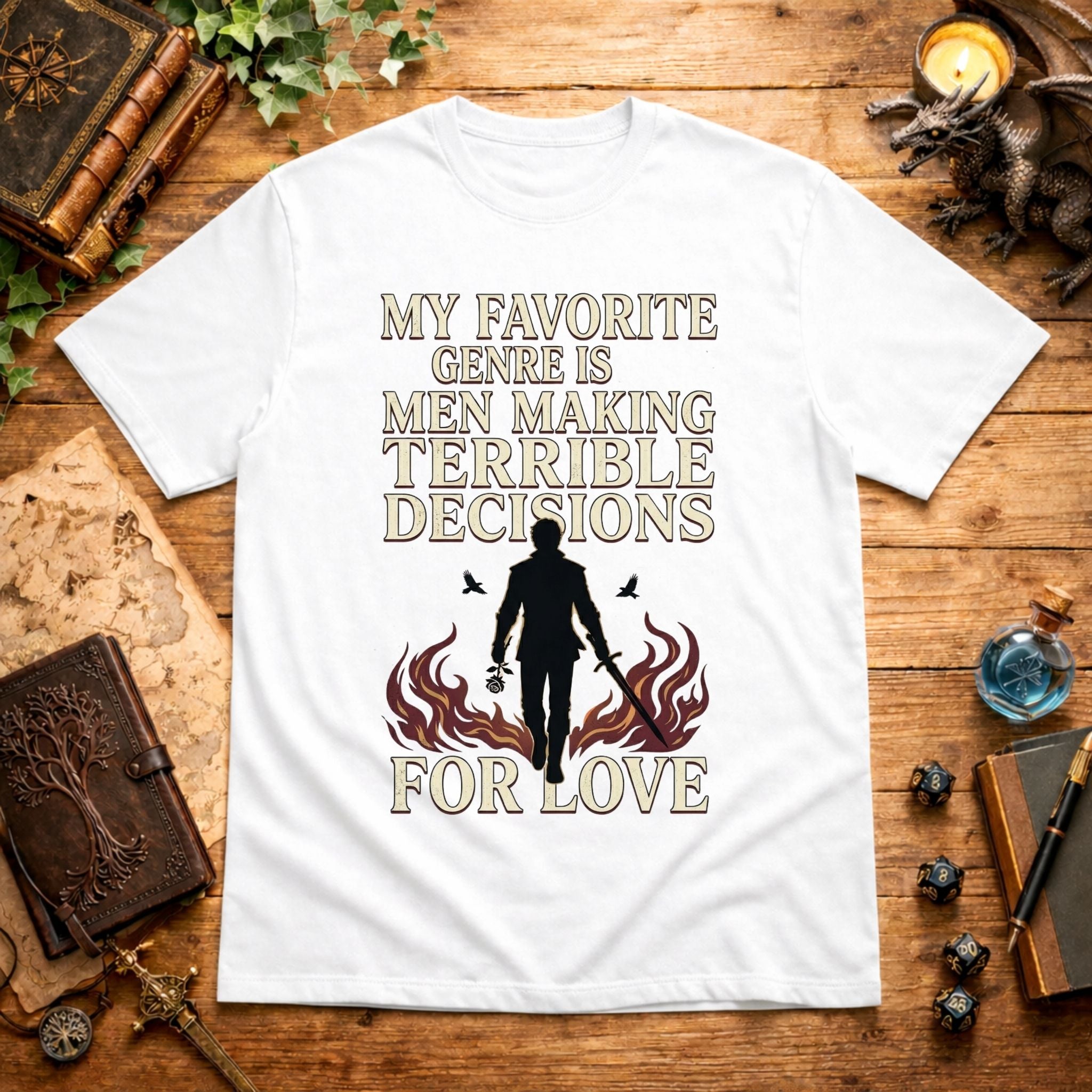 Men Making Terrible Decisions (For Love) T‑Shirt